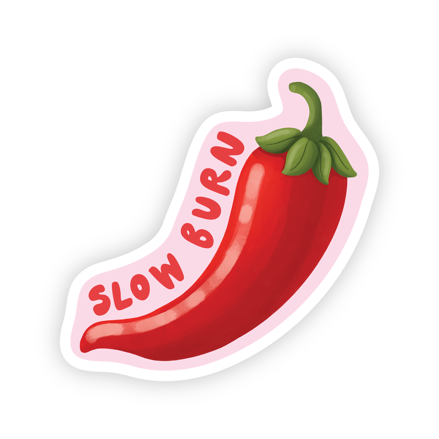 Slow Burn Vinyl Sticker