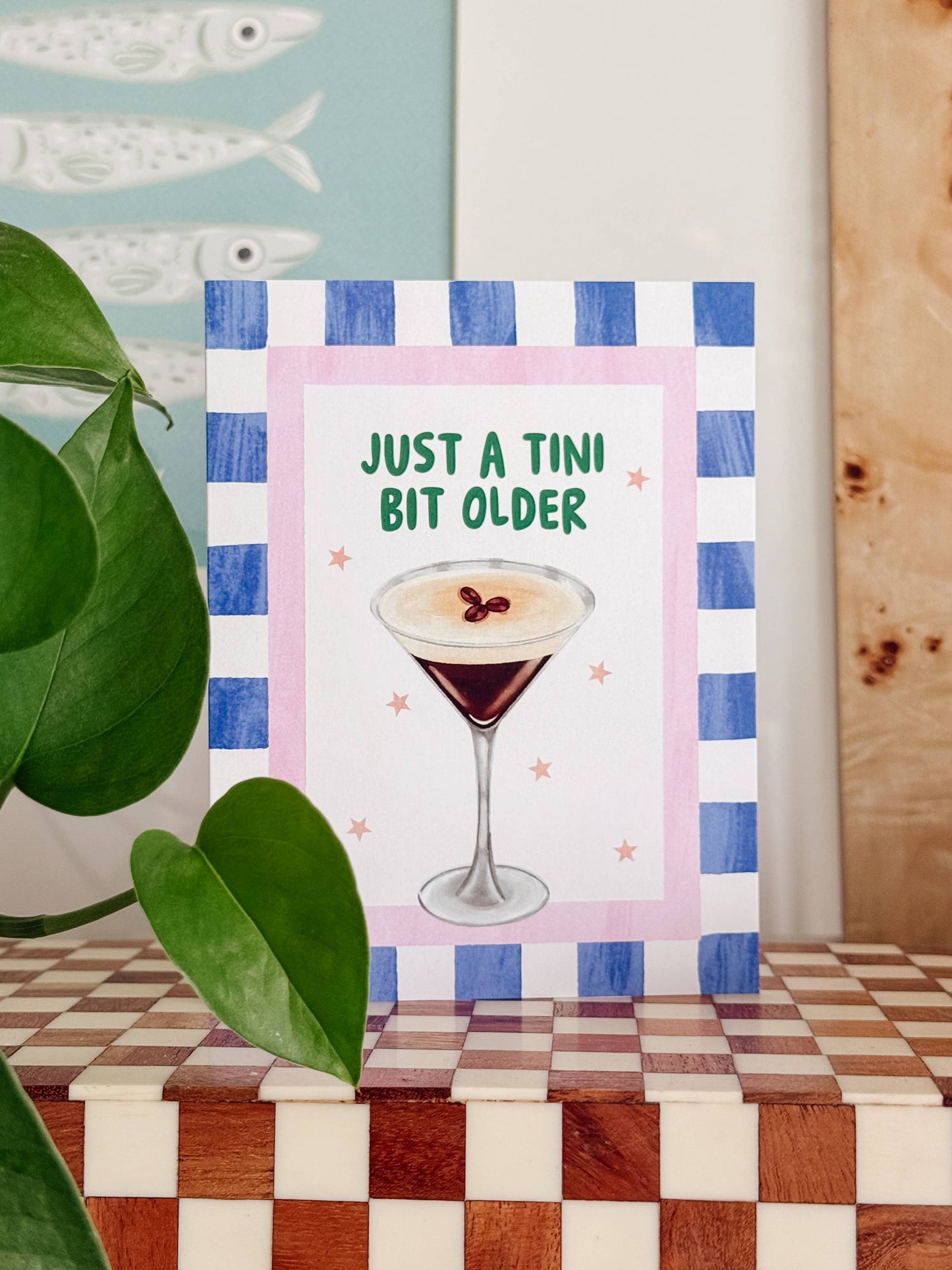 Espresso Martini Birthday Card