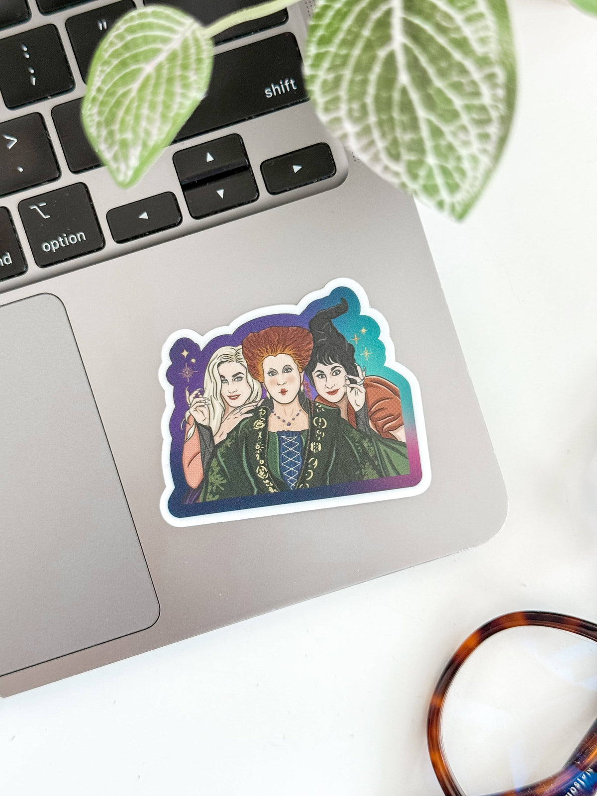 Witchy Sisters Vinyl Sticker