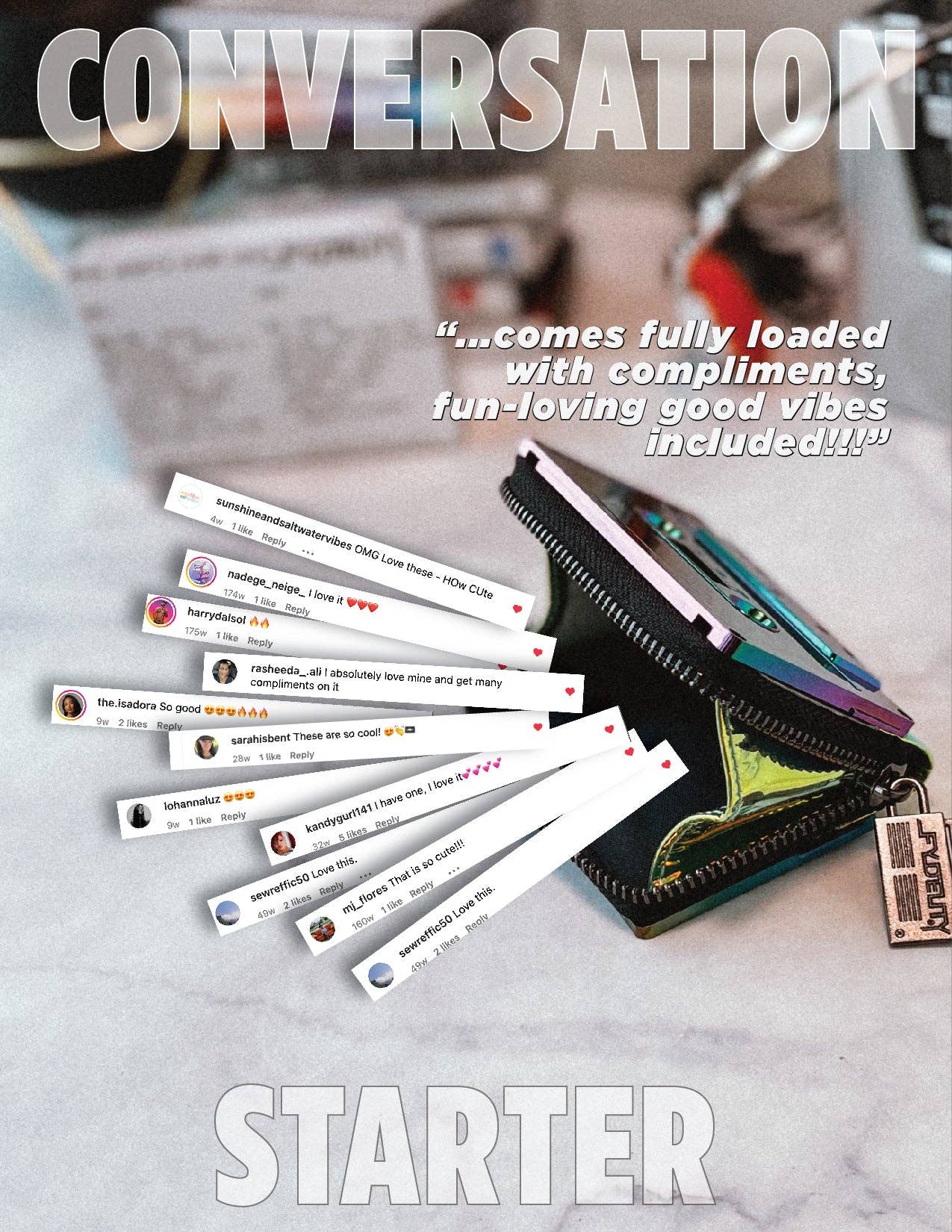 Retro Cassette Wallet | Purple