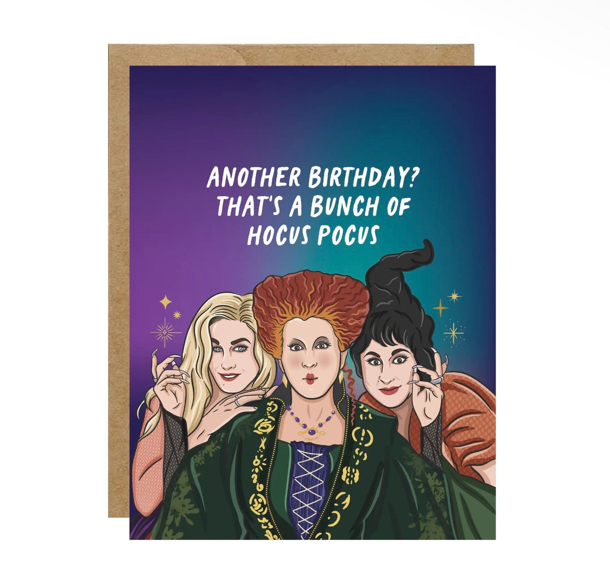 Witchy Sisters Birthday Card