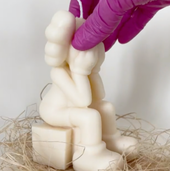 Kaws 'passing Through' Candle