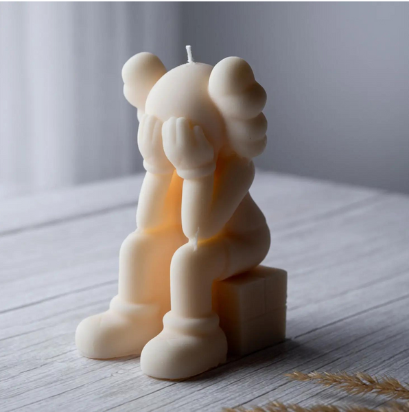 Kaws 'passing Through' Candle