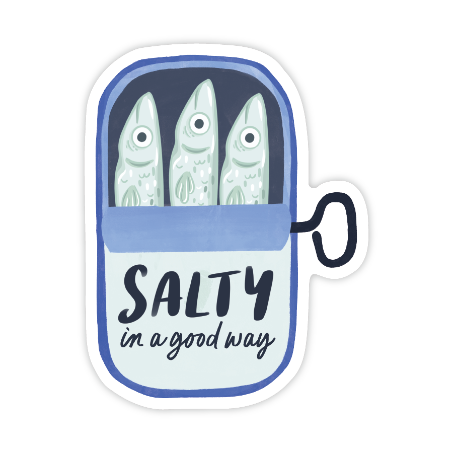 Salty Sardine - Vinyl Sticker