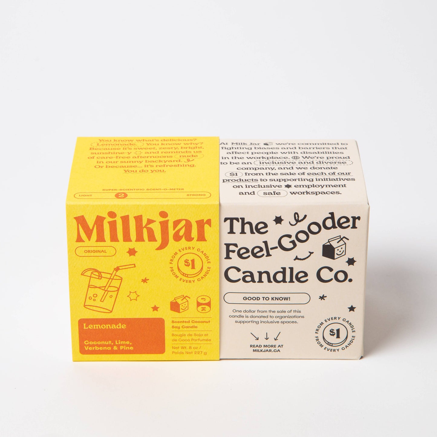 Lemonade - 8 oz Coconut Soy Candle
