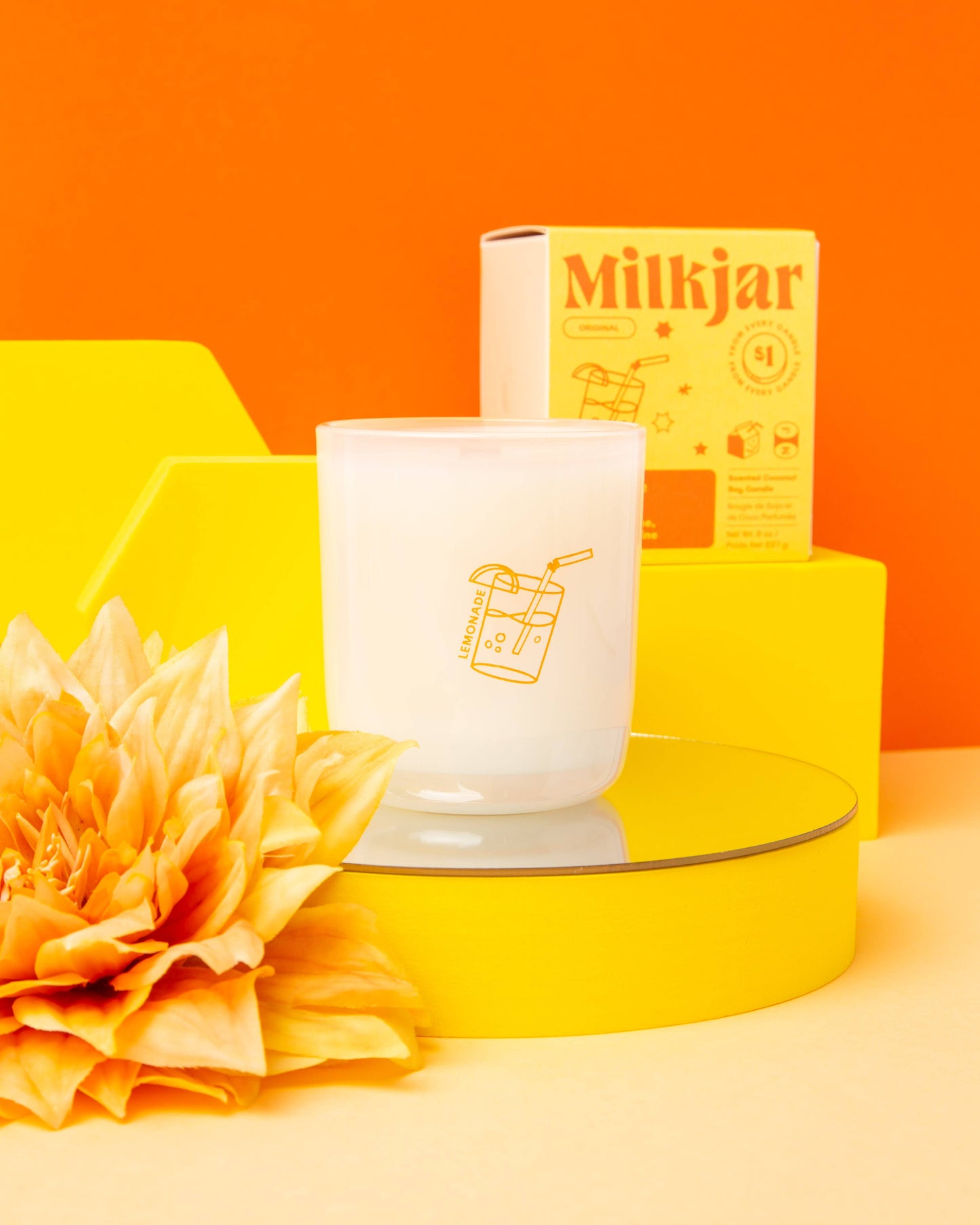 Lemonade - 8 oz Coconut Soy Candle