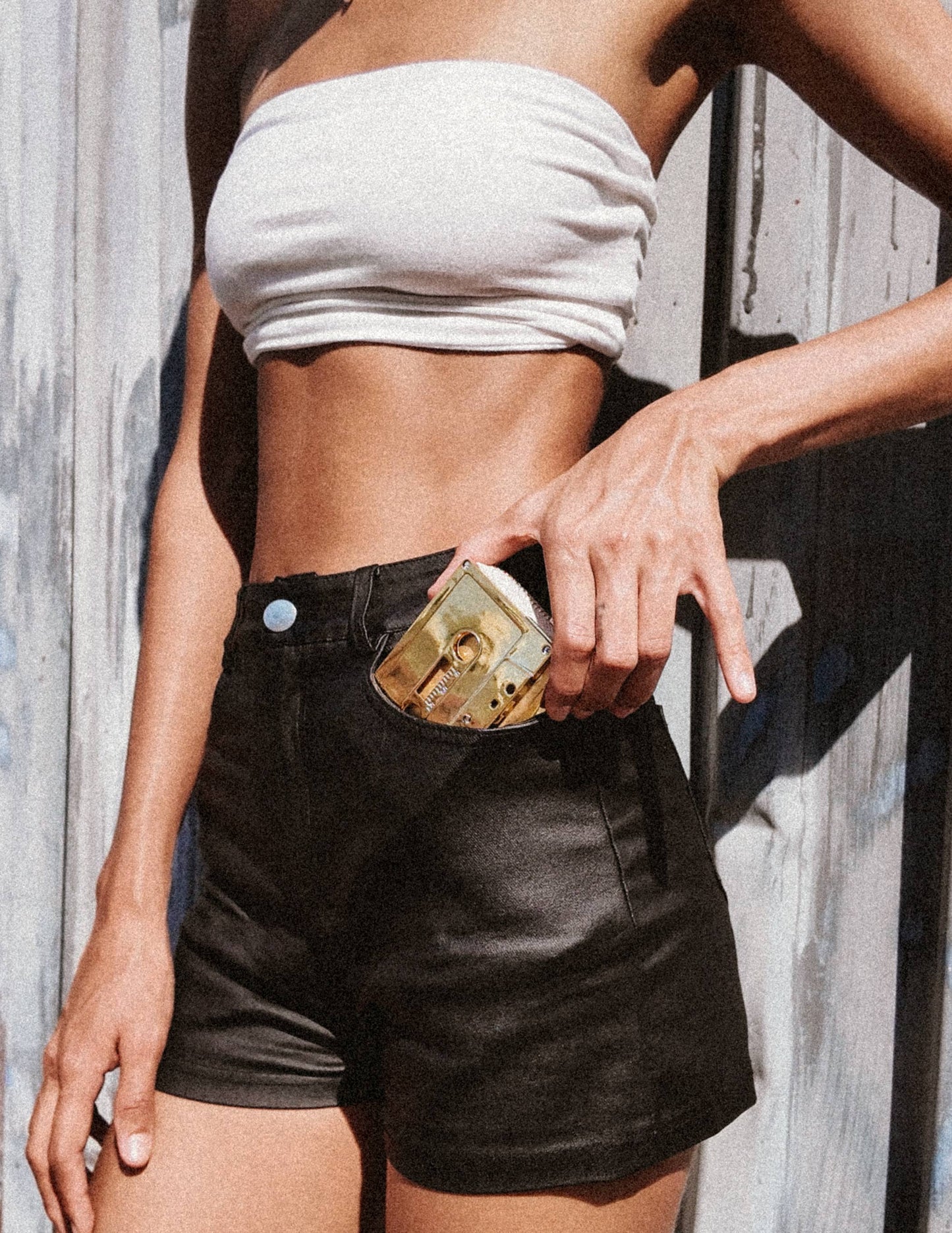 Retro Cassette Wallet | Gold