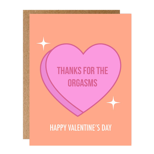 Thanks for the Orgasms Card