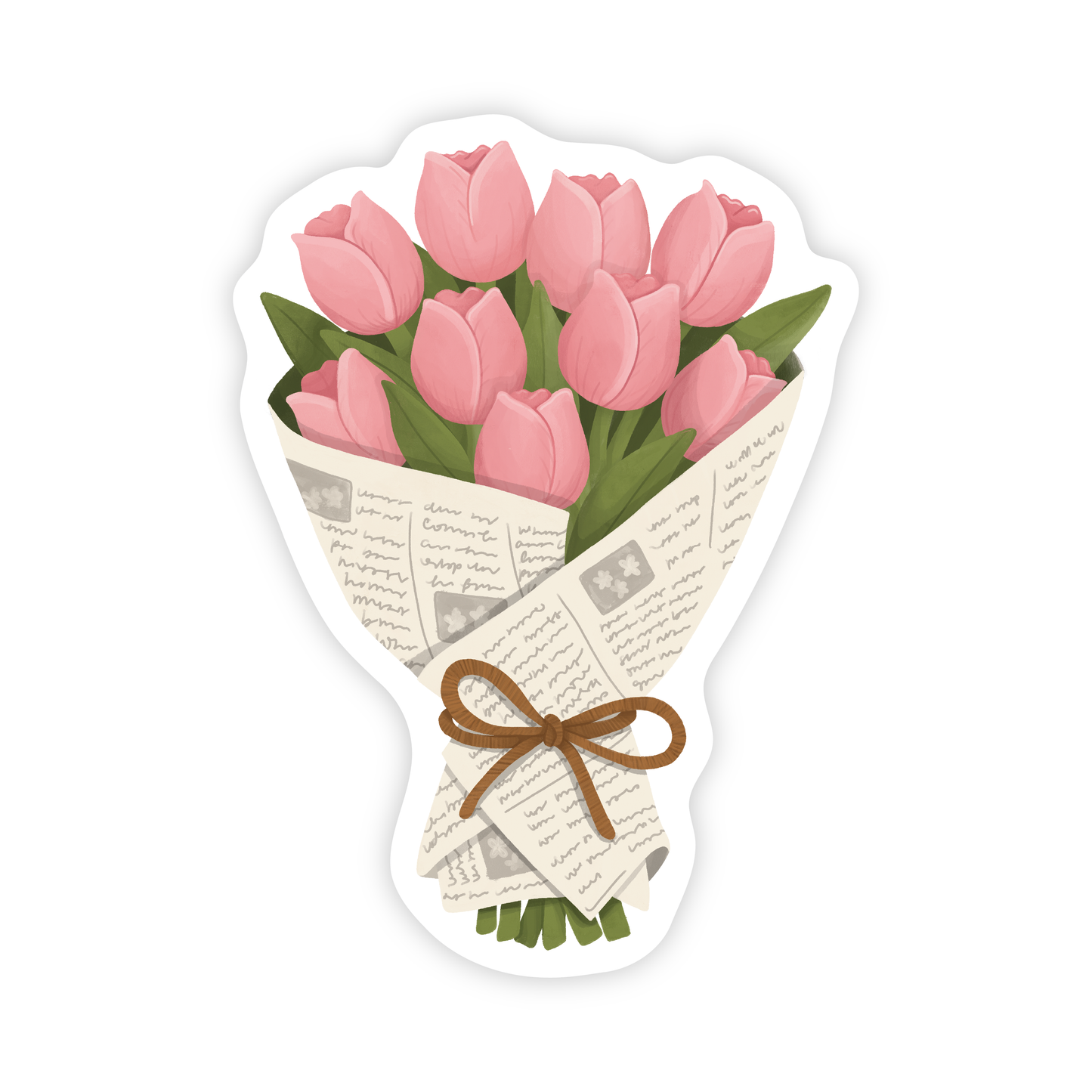 Fresh Tulips - Vinyl Sticker