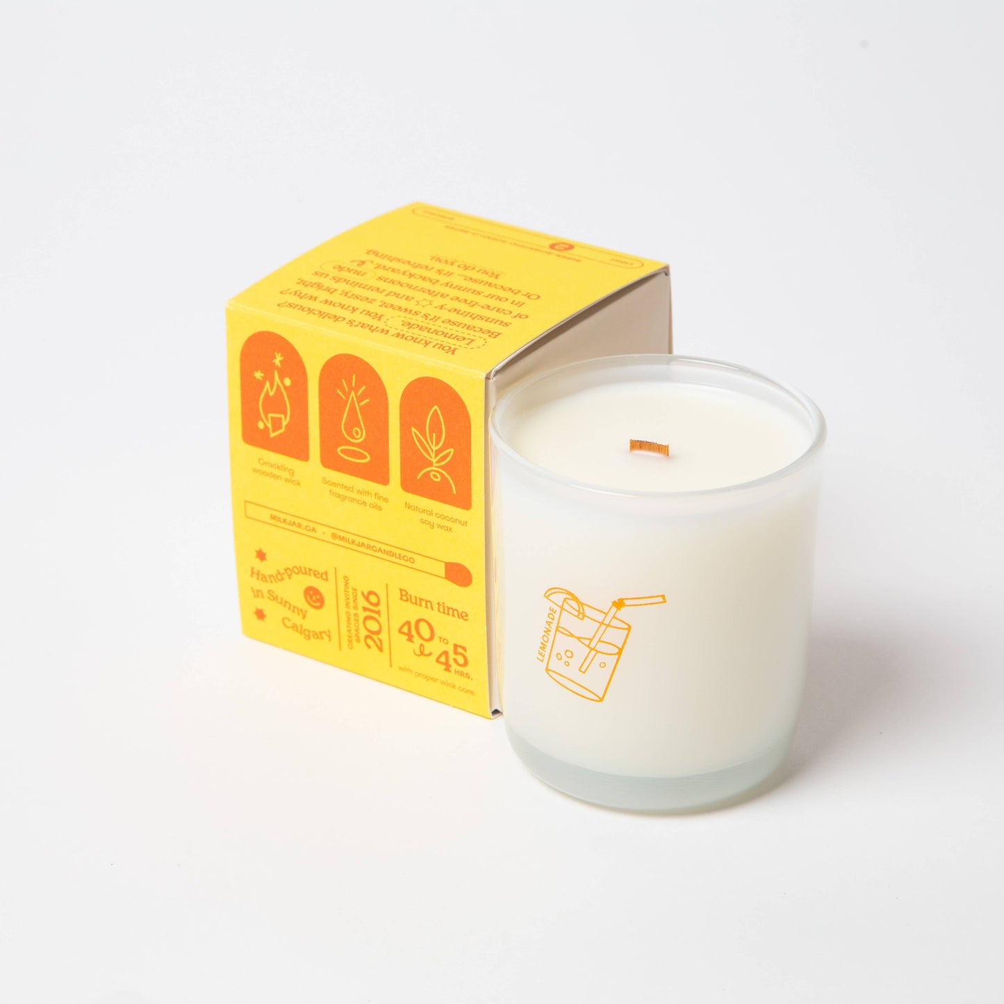 Lemonade - 8 oz Coconut Soy Candle