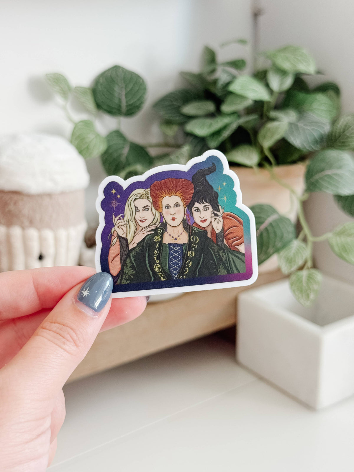 Witchy Sisters Vinyl Sticker