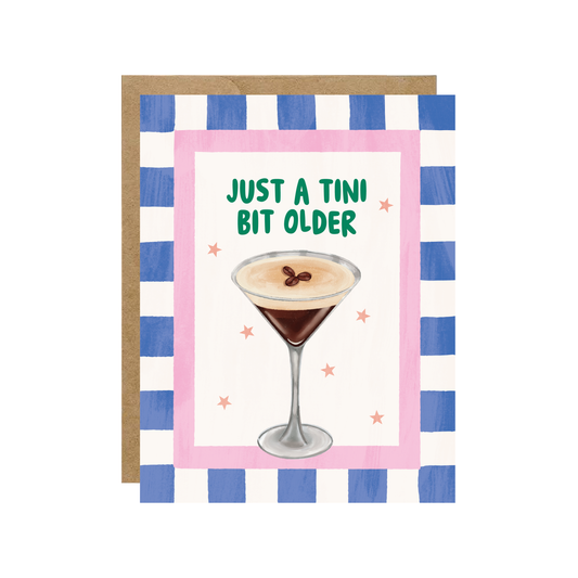 Espresso Martini Birthday Card