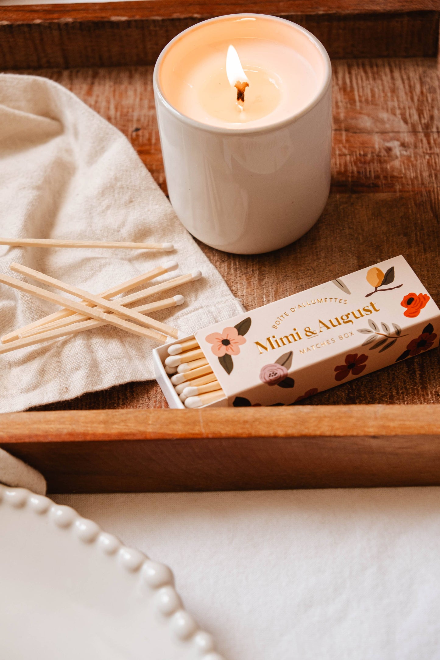 Mimi Floral Matchbox