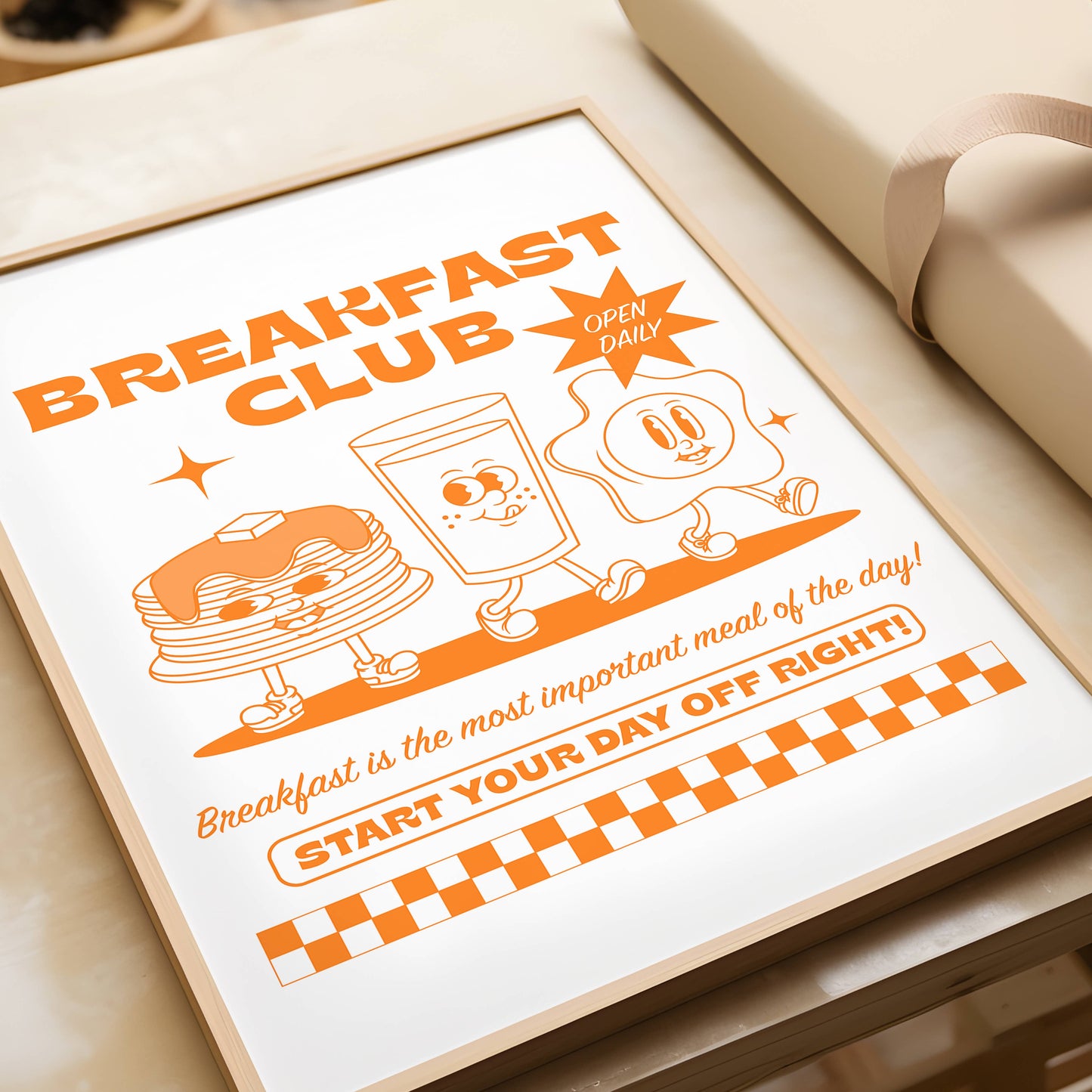 Breakfast Club | Retro Art Print