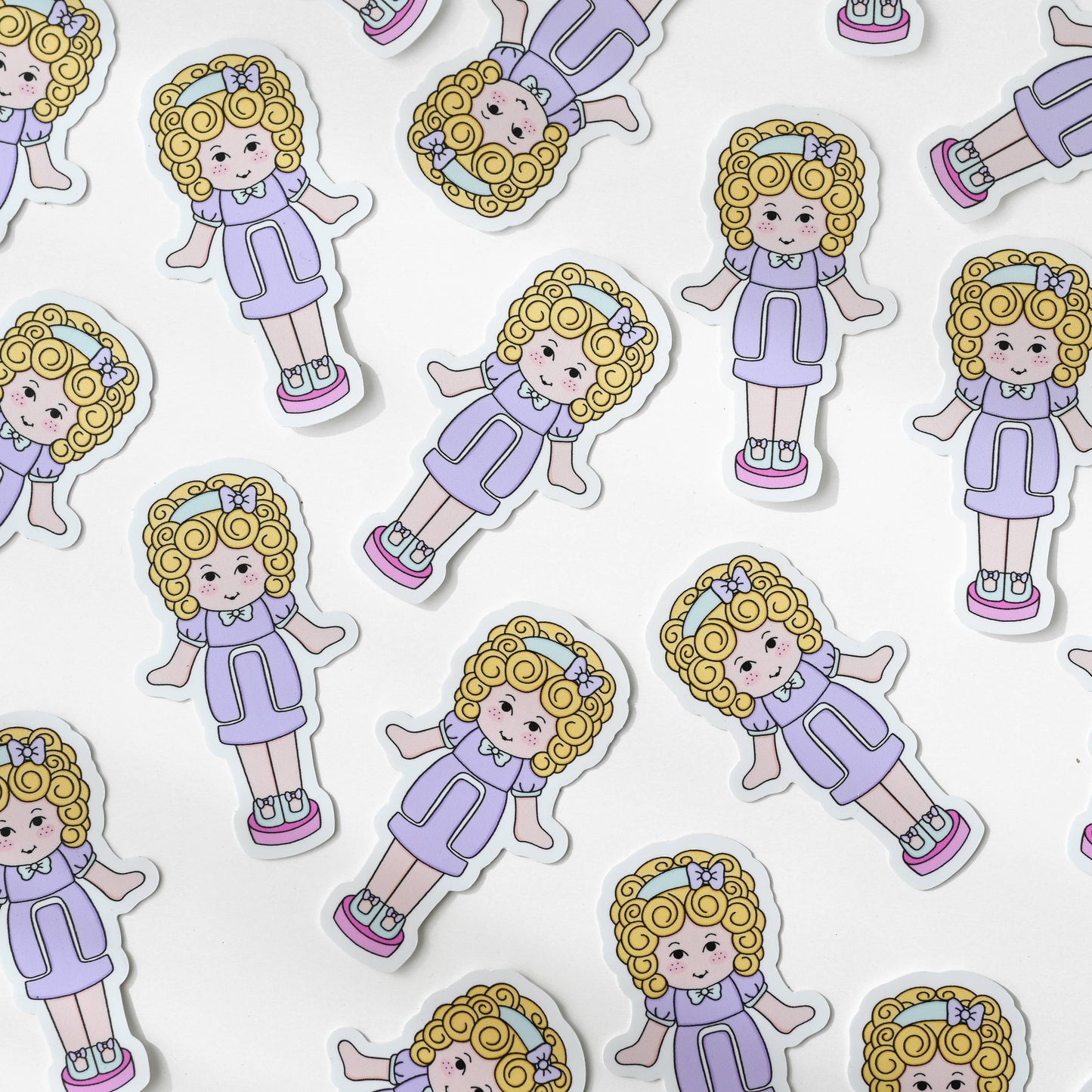 90's Pocket Doll Vinyl Sticker
