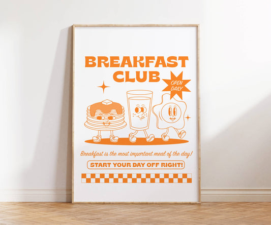 Breakfast Club | Retro Art Print
