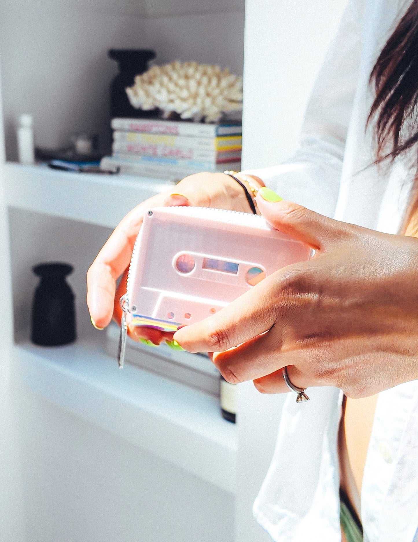 Retro Cassette Wallet | Pink