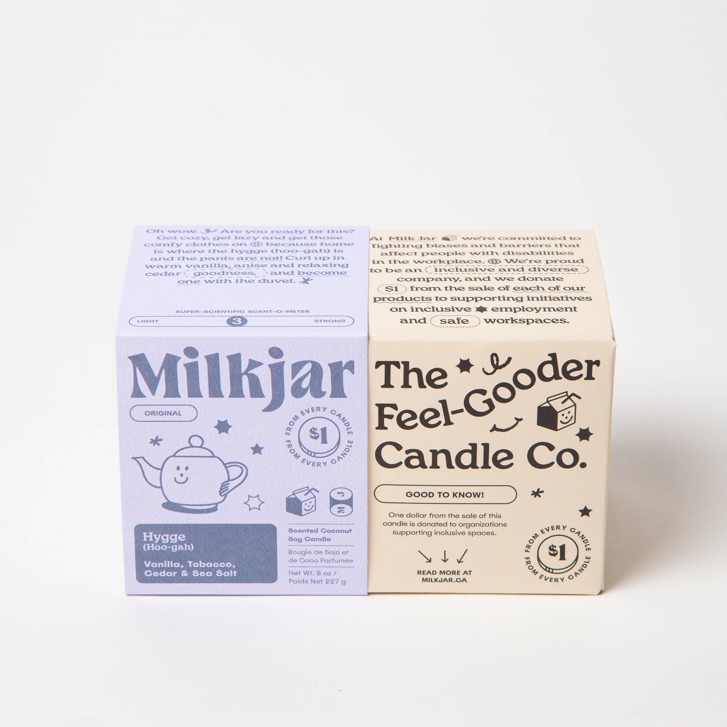Hygge - Vanilla, Tobacco & Cedar - 8oz Coconute Soy Candle