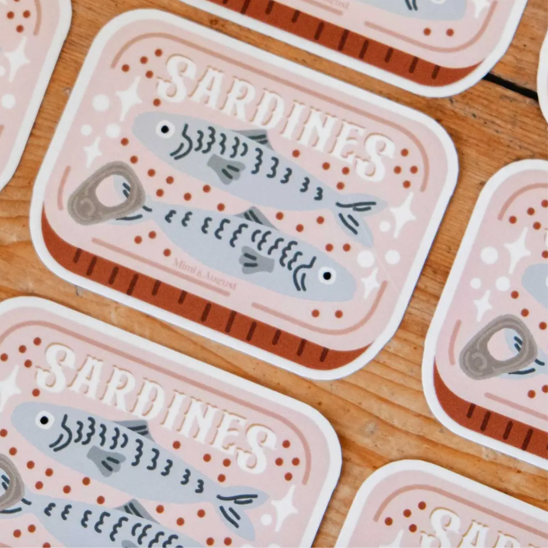Cozy Sardines - Vinyl Sticker