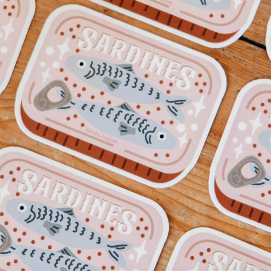 Cozy Sardines - Vinyl Sticker