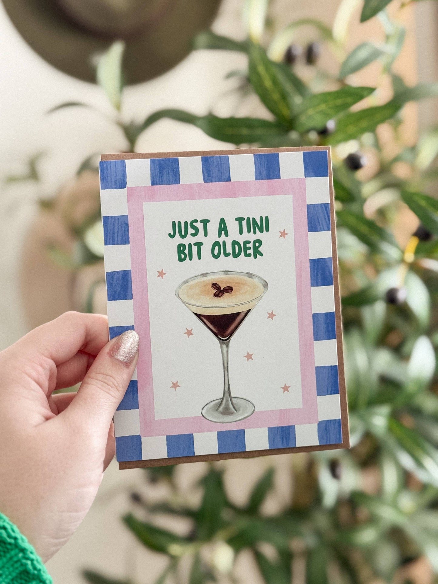 Espresso Martini Birthday Card