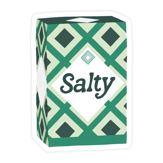 Salty Vinyl Sticker