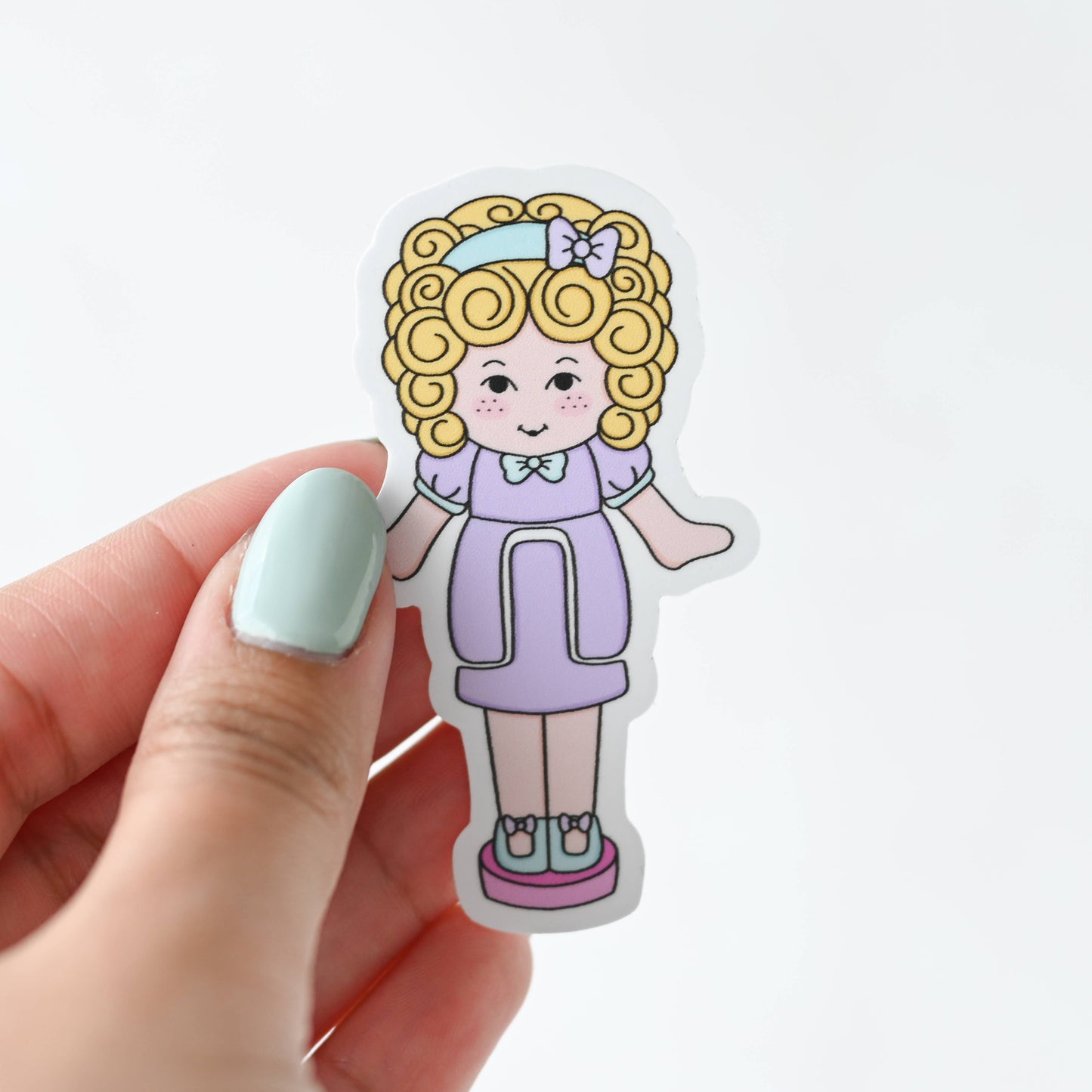90's Pocket Doll Vinyl Sticker