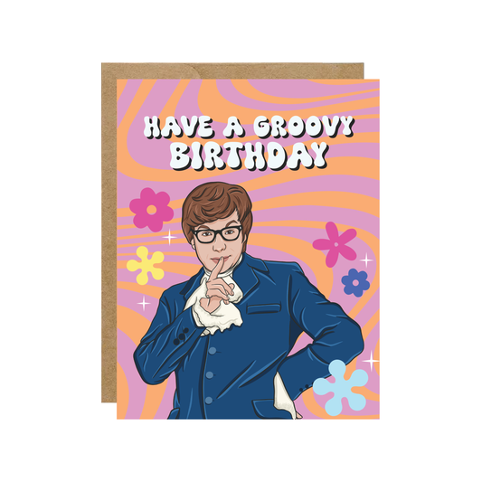 Groovy Birthday Card