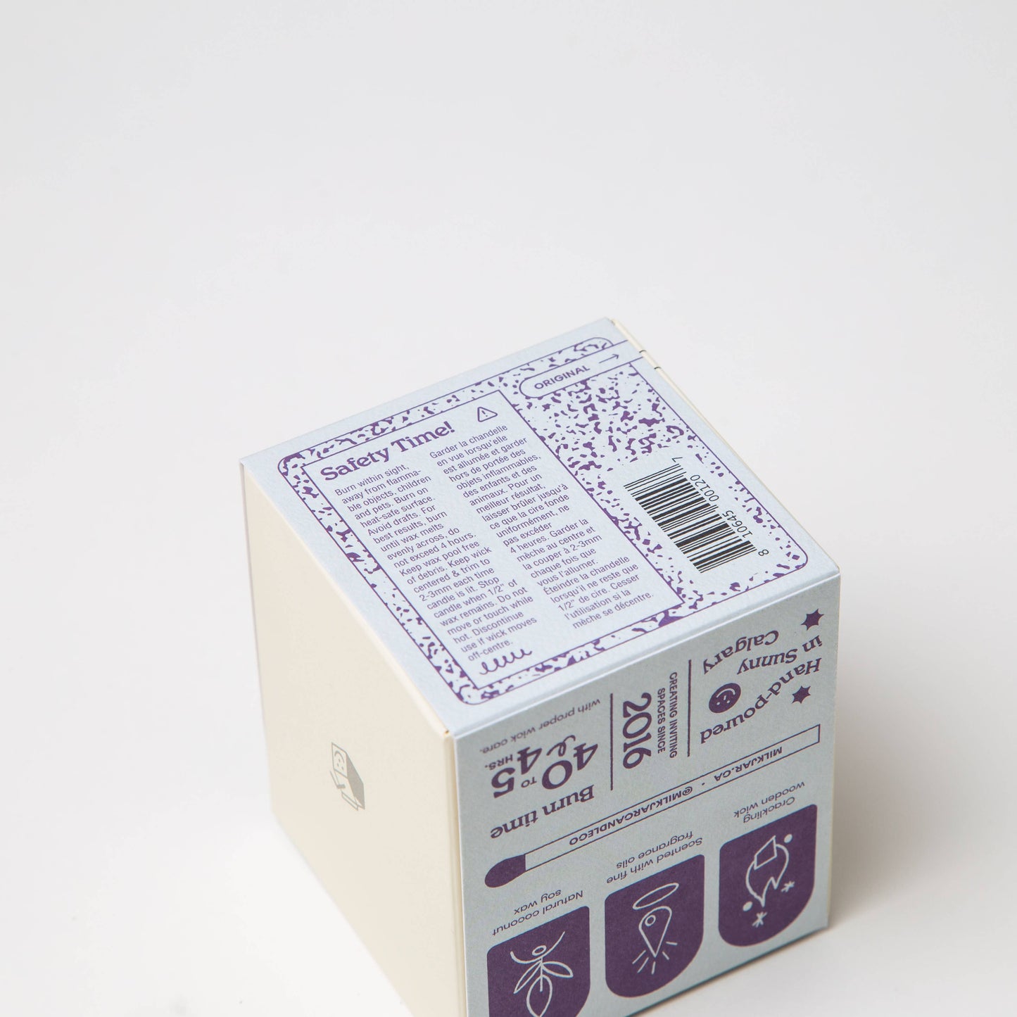 Blueberry Tea - Blueberry, Amber, Vanilla - 8oz Coconut Soy Candle