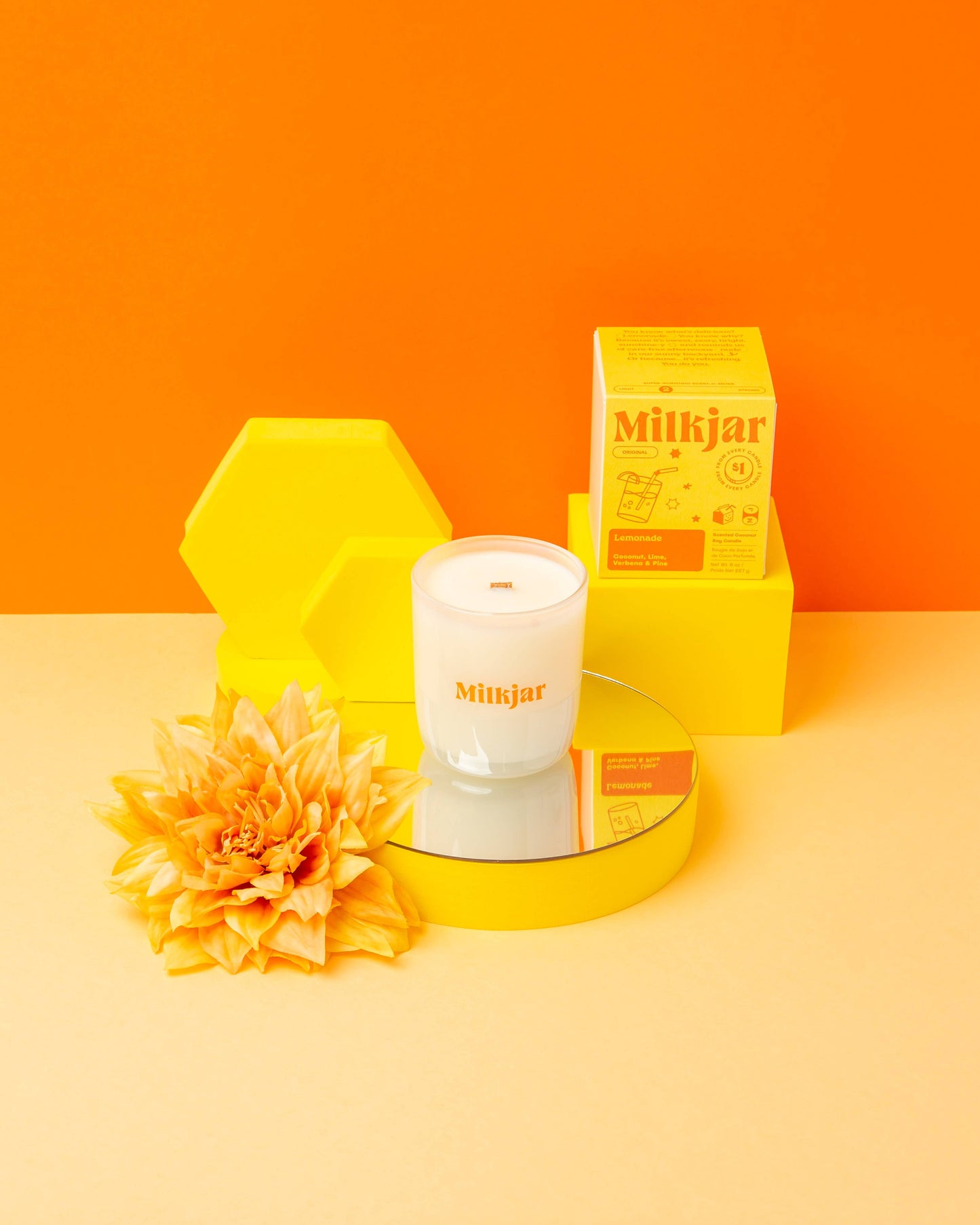 Lemonade - 8 oz Coconut Soy Candle