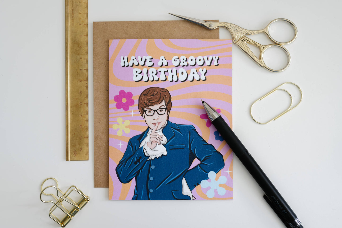 Groovy Birthday Card