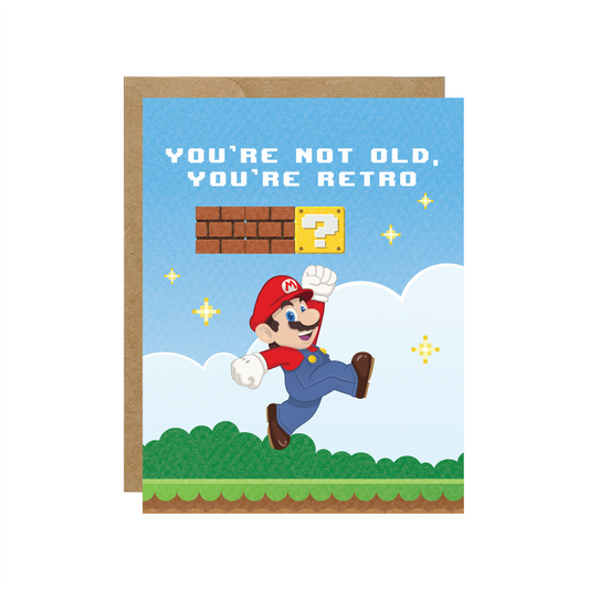 Super Retro Birthday Card