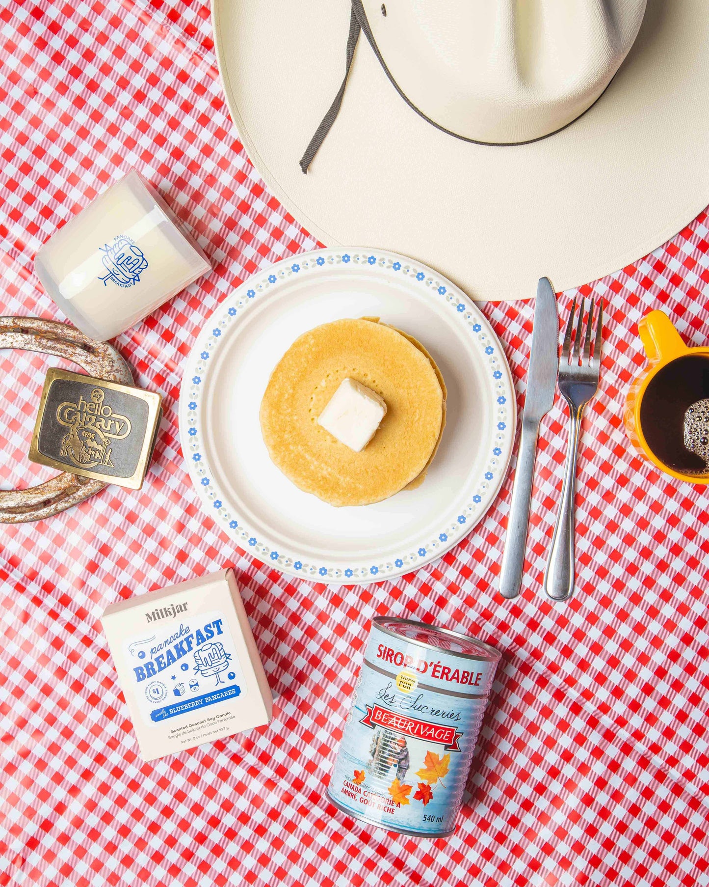 Blueberry Pancake Breakfast - 8oz Coconut Soy Candle
