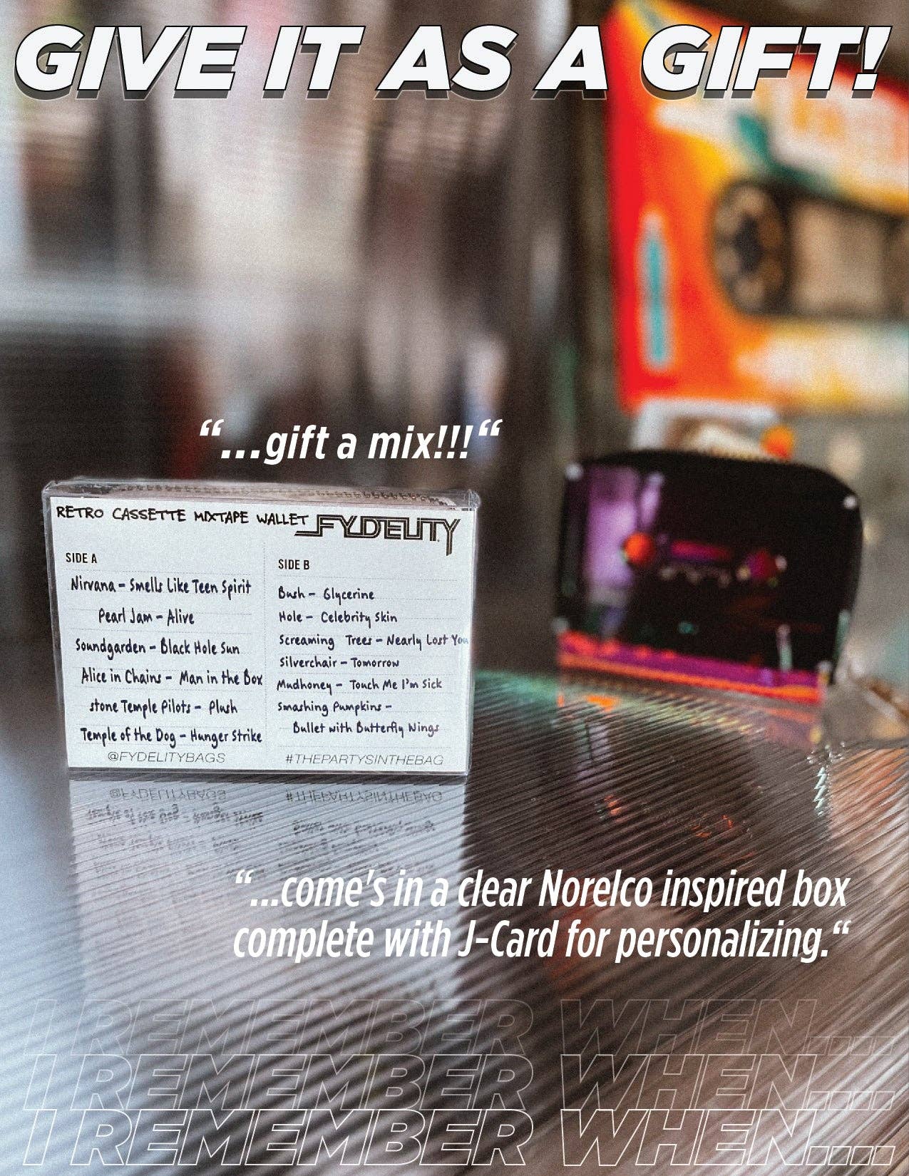 Retro Cassette Wallet | Purple