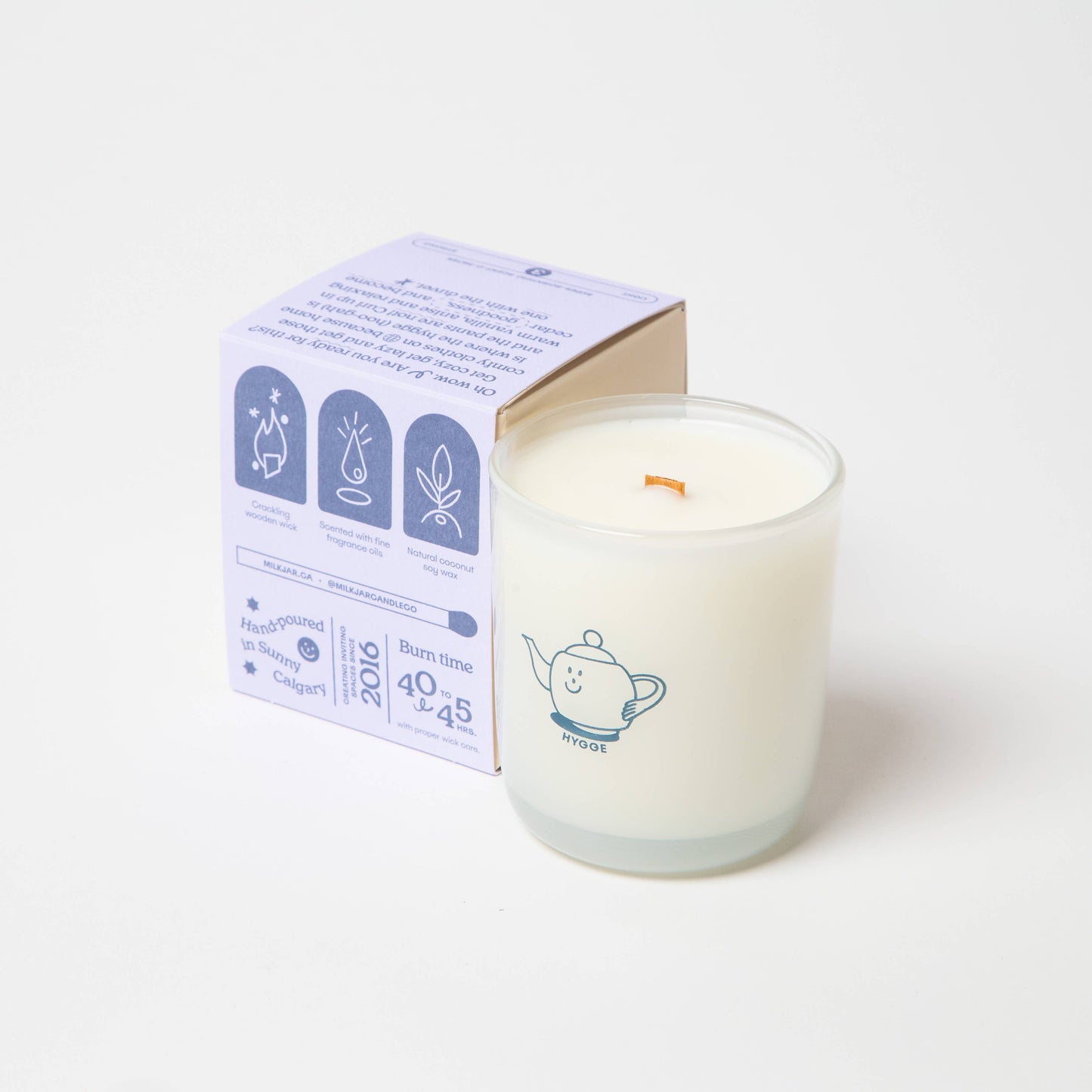 Hygge - Vanilla, Tobacco & Cedar - 8oz Coconute Soy Candle