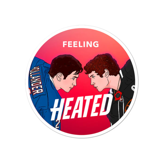 Feeling Heated Sticker
