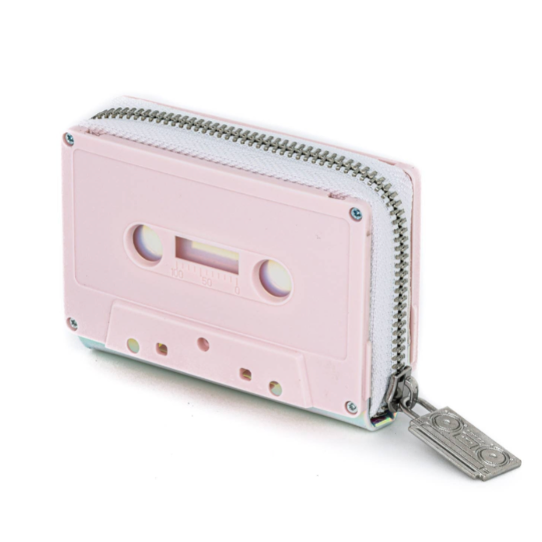 Retro Cassette Wallet | Pink