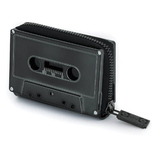 Retro Cassette Wallet | Black