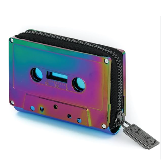 Retro Cassette Wallet | Purple