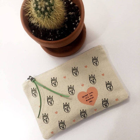 Biggie Smalls Zip Canvas Pouch