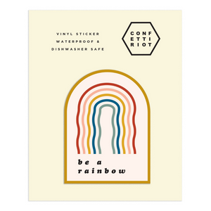 Be A Rainbow - Sticker