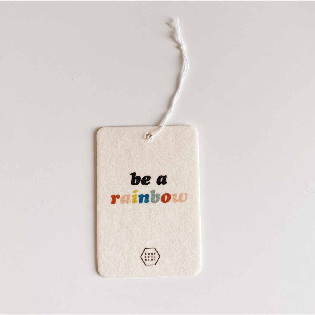 Be A Rainbow - Lemon Car Freshener