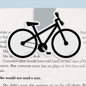 Road Bike Magnetic Bookmark