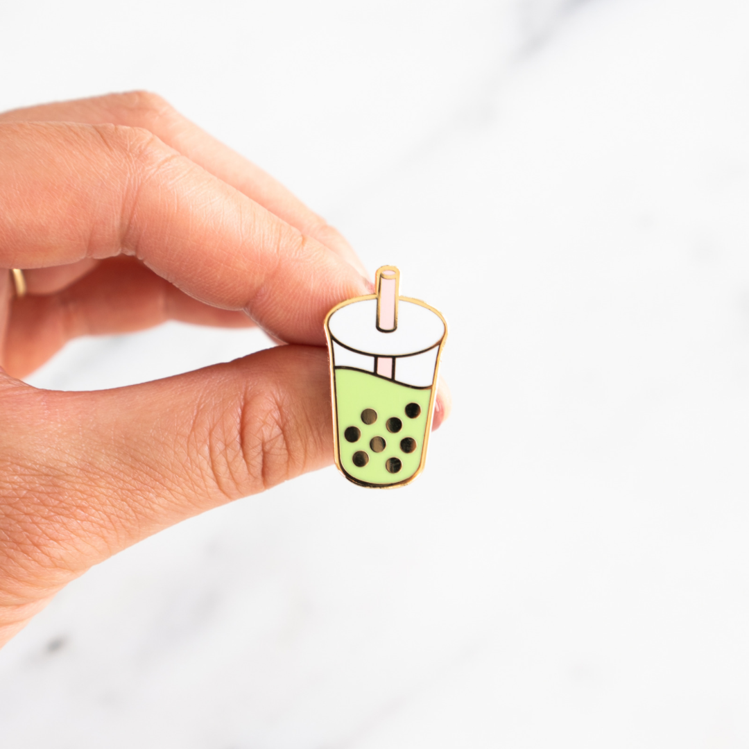 Boba /Bubble Tea Pin