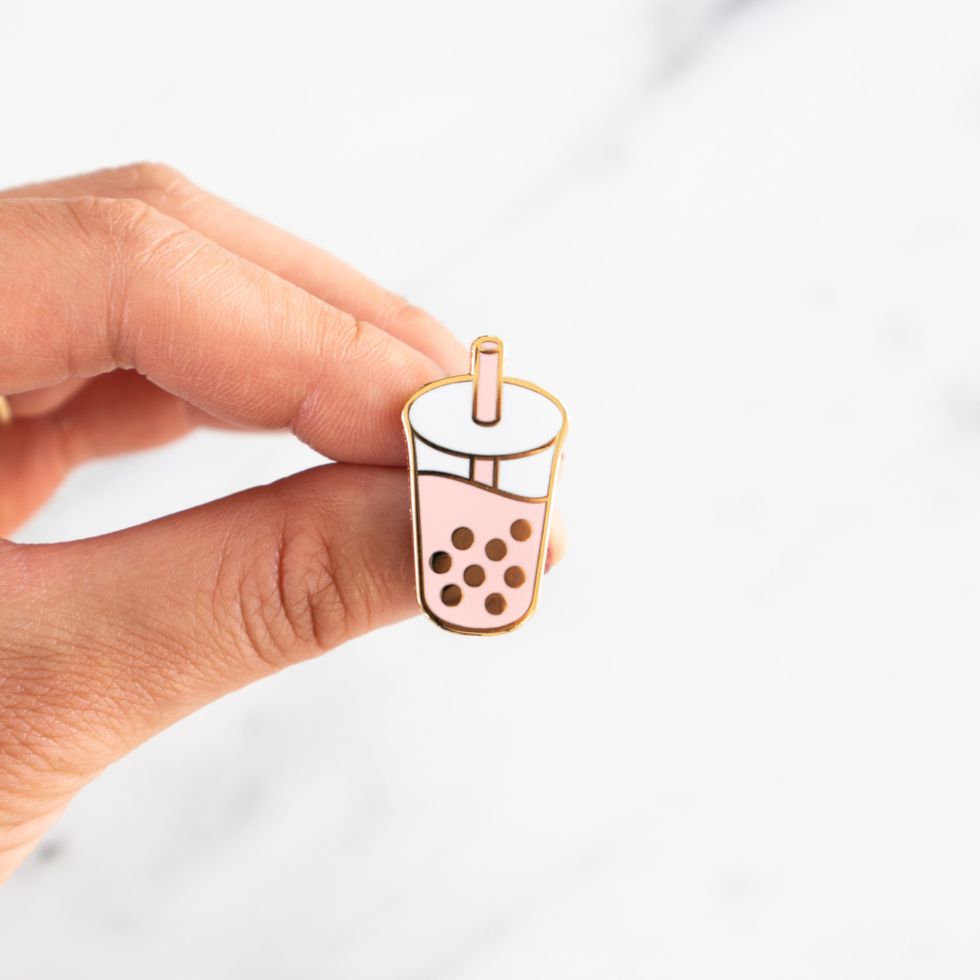Boba /Bubble Tea Pin