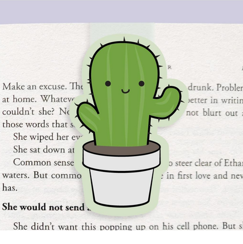 Cactus - Jumbo Magnetic Bookmark