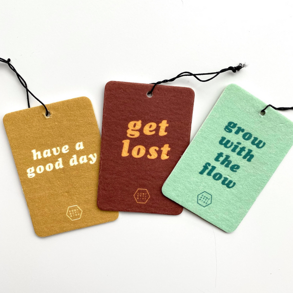 Grow with the Flow - Pine Car Freshener