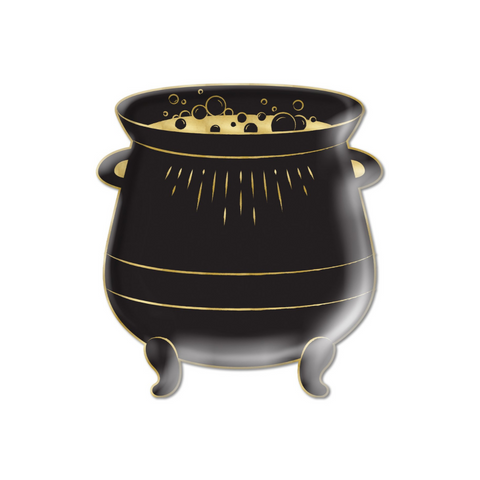 Halloween Spellbound Cauldron Shaped 9" Plates