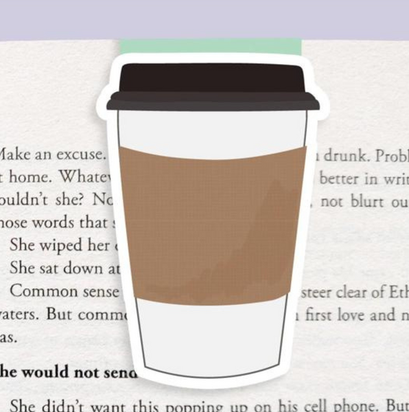 Coffee - Jumbo Magnetic Bookmark