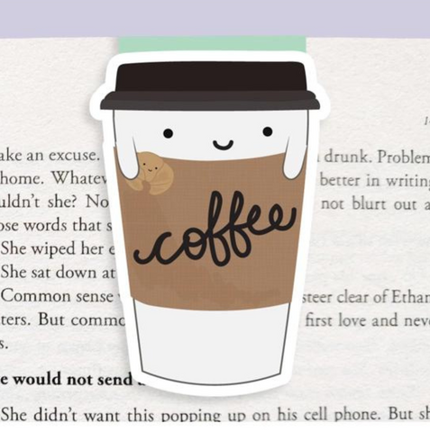 Coffee - Jumbo Magnetic Bookmark